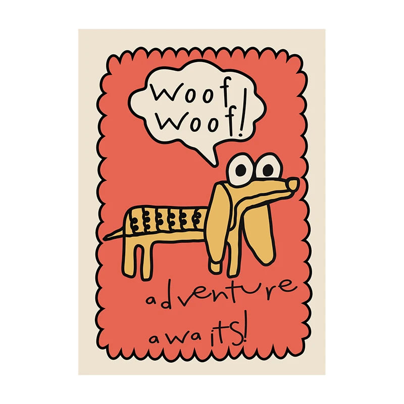 Kids Room Wall Art Poster – Chut Je Reve Typographic Print