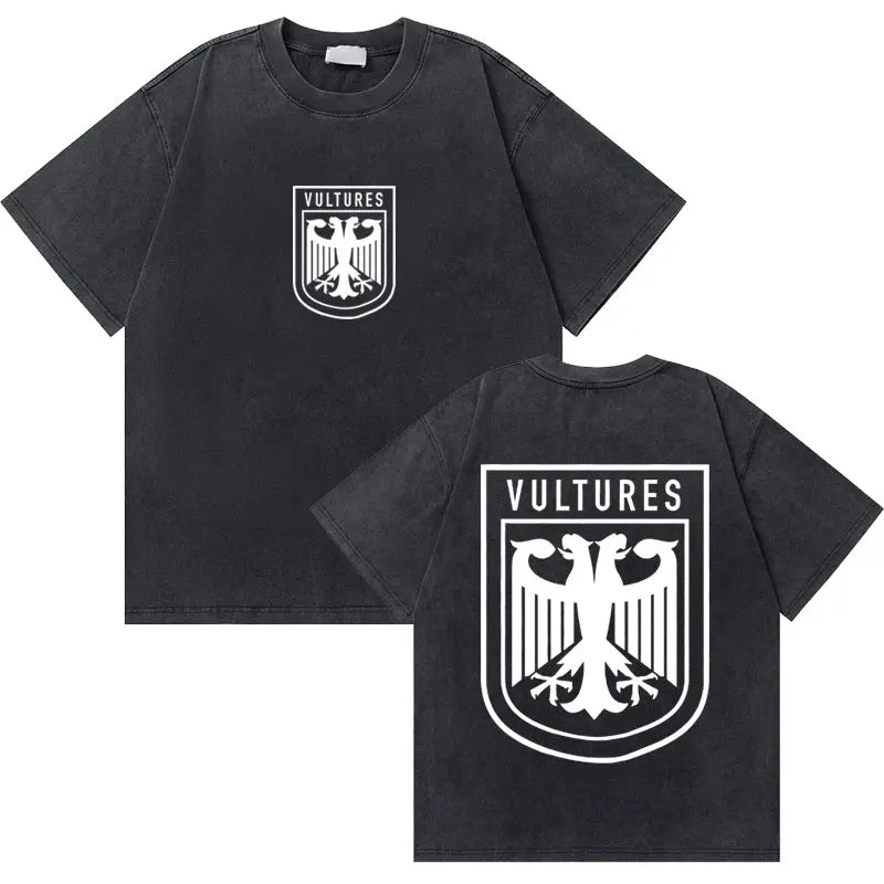 College Dropout Bear Graphic T-Shirt – Washed Vintage Streetwear Tee
