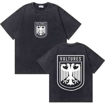 College Dropout Bear Graphic T-Shirt – Washed Vintage Streetwear Tee