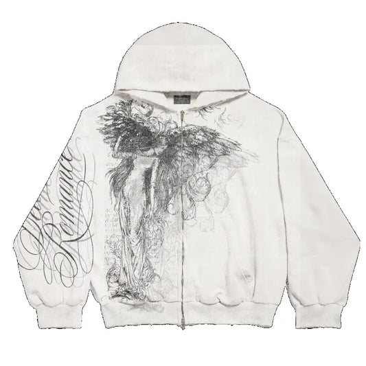 Y2K Graphic Hoodie & Thermal Sweatshirt Retro Hip Hop Street Style