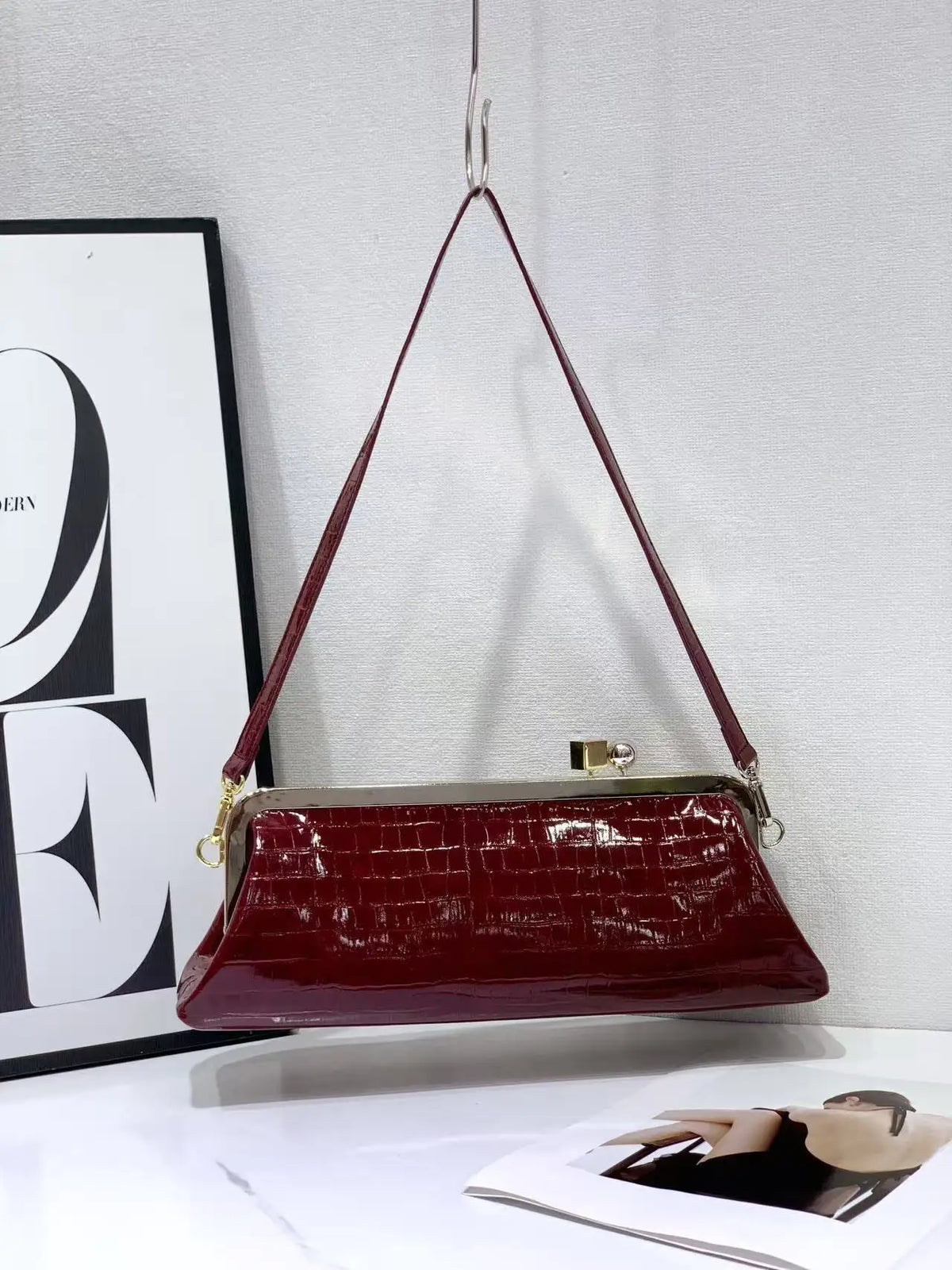 Luxury Clutch Crossbody Bag for Women – Designer Evening Handbag