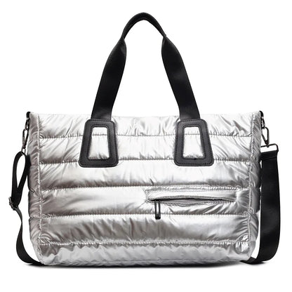 Large Capaci Casual Sle Women's down Cotton Jaet Bag