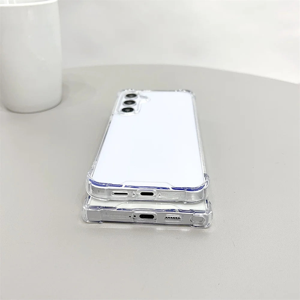 Clear Anti-Yellowing Samsung Galaxy Case – S20 to S25 & A Series