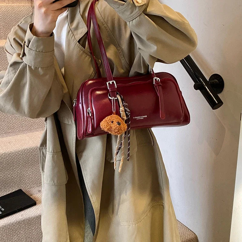 Design Small PU Leather Shoulder Bag