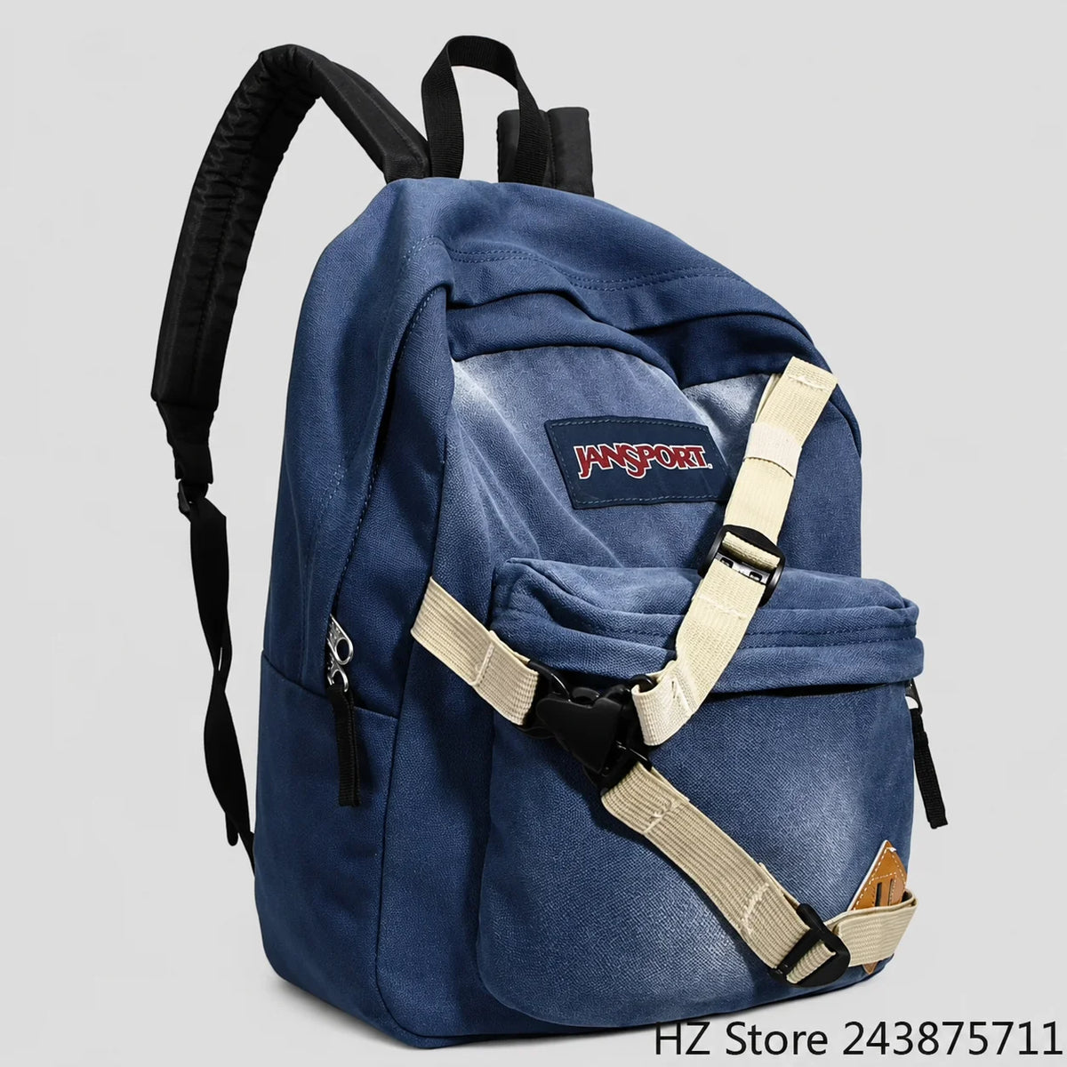 Spider-Man Denim Backpack – Large Laptop Travel Bag 40x30cm