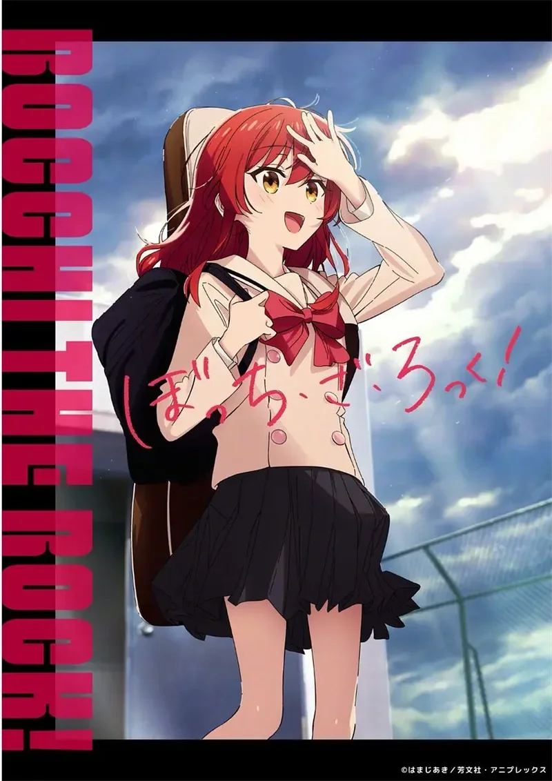 Bocchi the Rock Anime Poster Canvas Print – Kawaii Music Wall Art
