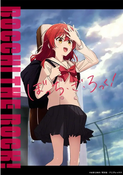 Bocchi the Rock Anime Poster Canvas Print – Kawaii Music Wall Art