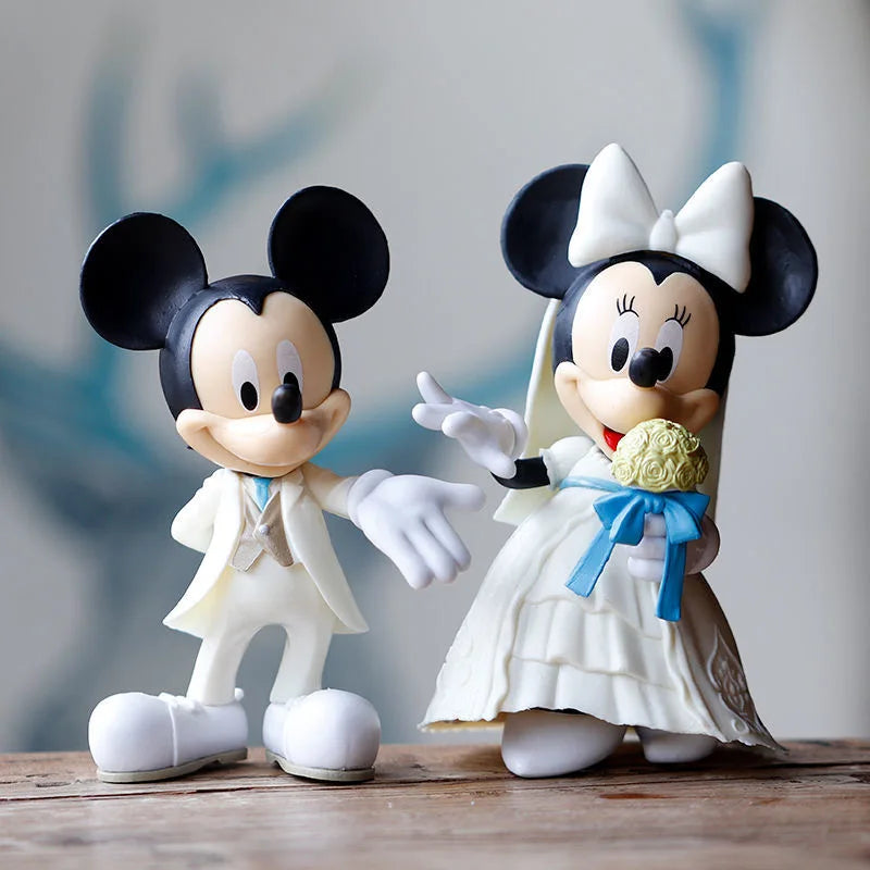 Mickey Minnie Wedding Doll Action Figures Set