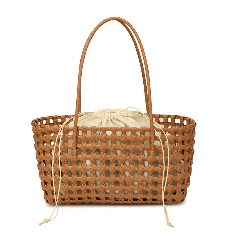 Vegetable Basket Women Straw Bags