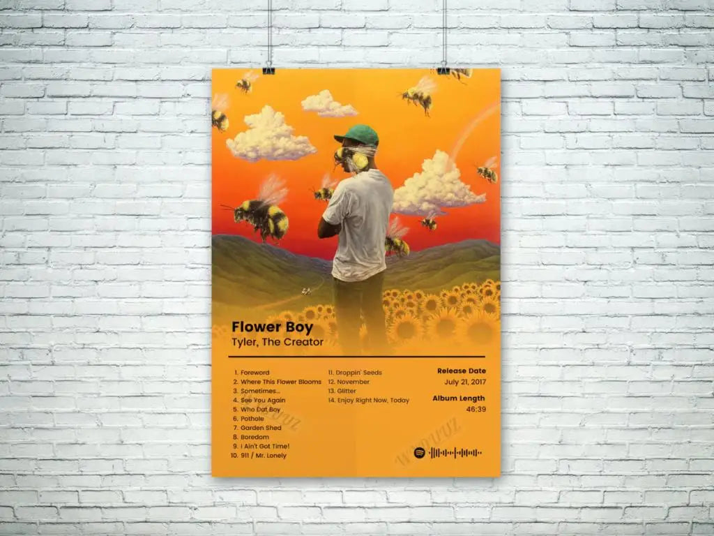 Hip Hop Music Album Poster – Canvas Wall Art Print