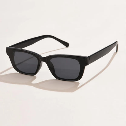Retro Rectangle Sunglasses for Women – Small Frame Cat Eye