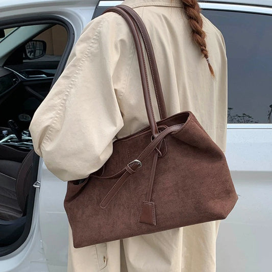 Women's PU Leather Shoulder Bag Winter New Fashion Retro Underarm Bag