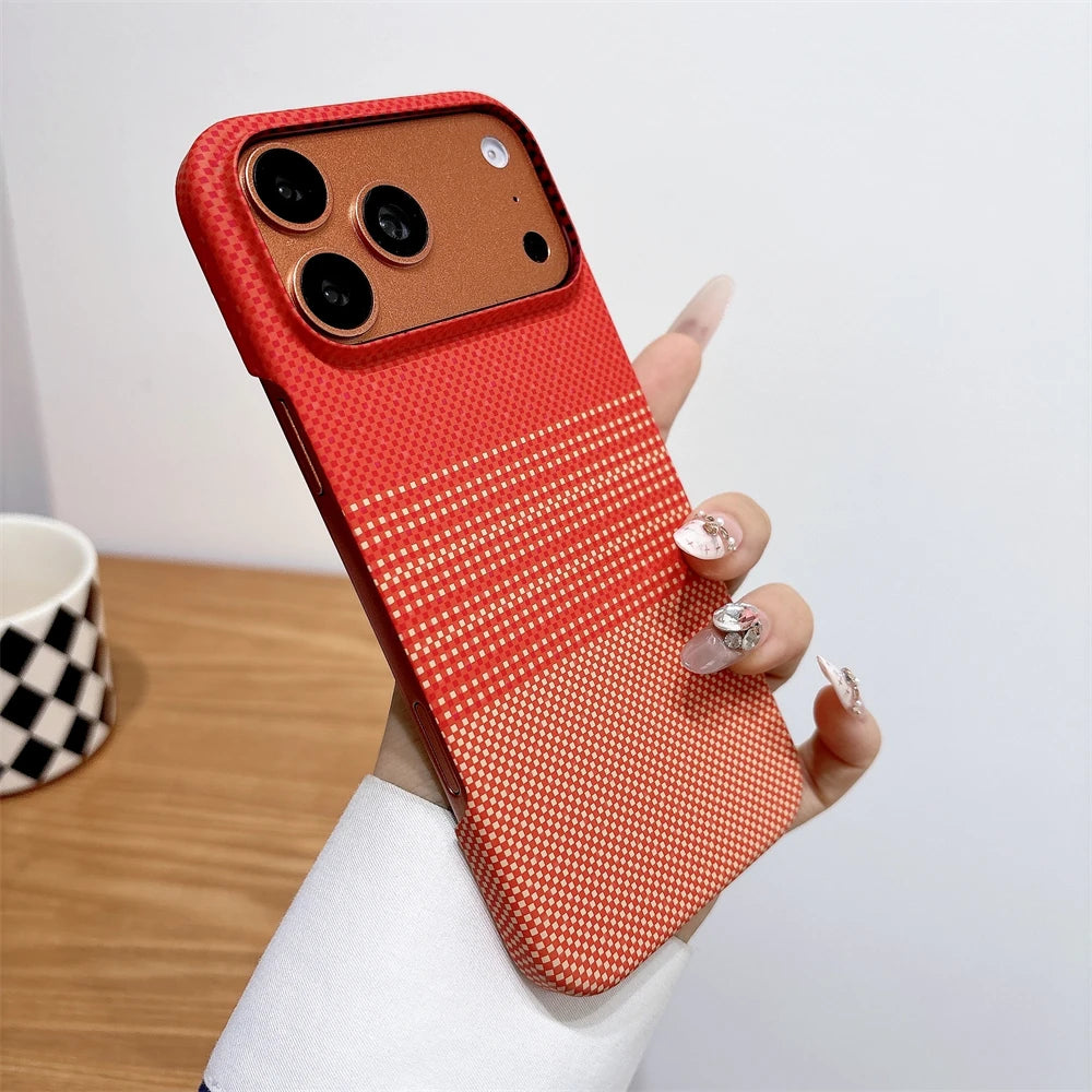 Carbon Fiber iPhone Case – Slim MagSafe Compatible Cover