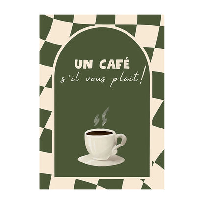 Coffee Diver Wall Art Print – Whimsical Kitchen Poster