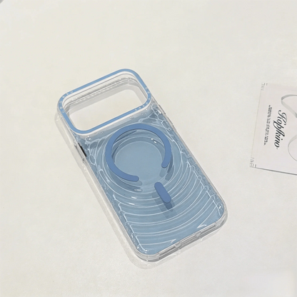 Clear Ripple MagSafe Magnetic Phone Case – iPhone 13 to 17 Series