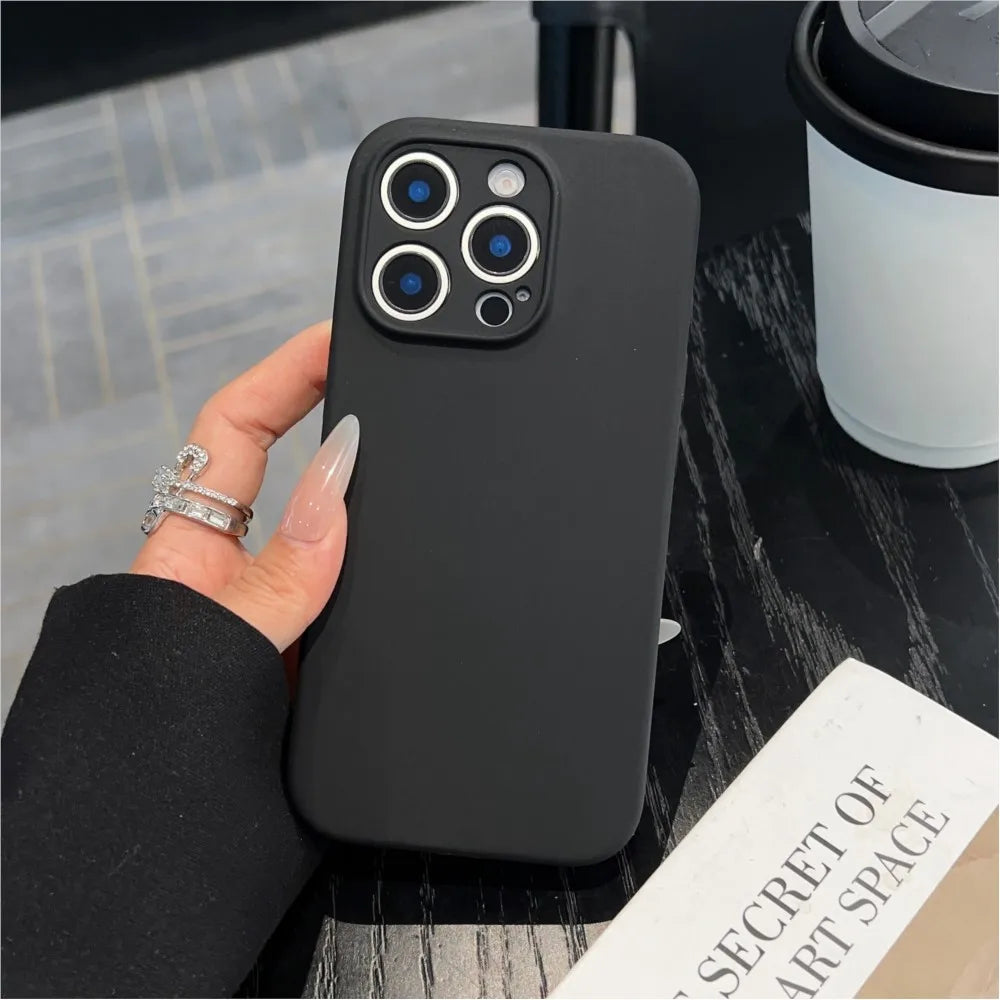 Liquid Silicone MagSafe iPhone Case – Camera Lens Protection