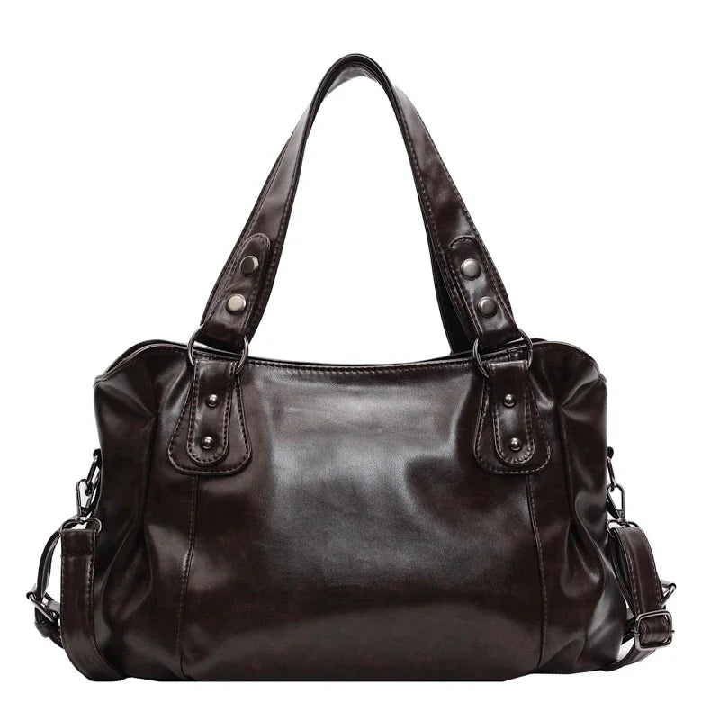 Retro Brand Roomy Shoulder Bag