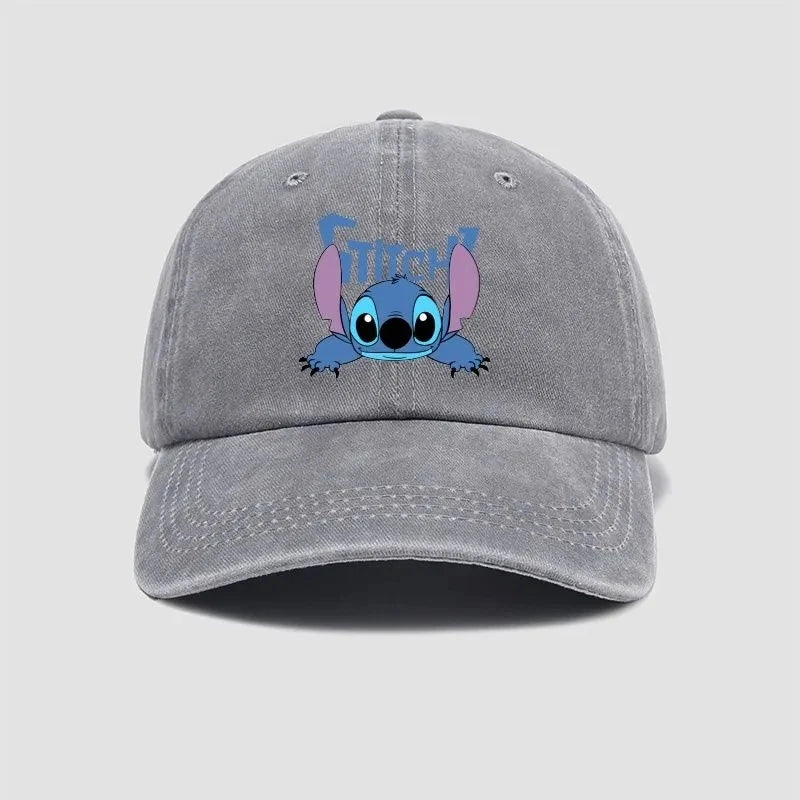 Stitch Cartoon Baseball Cap Adjustable Snapback