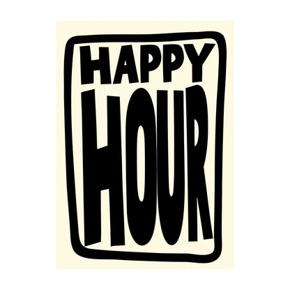 Cocktail & Drinks Wall Art Poster – Retro Minimalist Bar Print