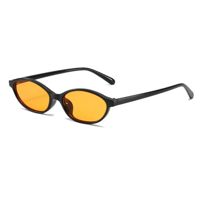 Retro Oval Cat Eye Sunglasses – Trendy Small Punk Shades for Women