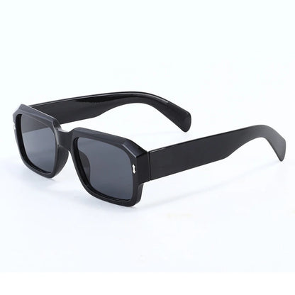 Chunky Square Sunglasses – Unisex Retro Bold Frame Shades