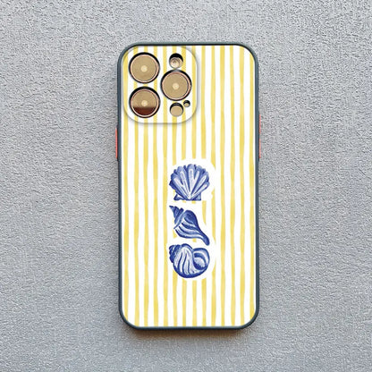 Dolphin Striped iPhone Case – iPhone 11 12 13 14 15 16 17 Pro Max Plus Mini