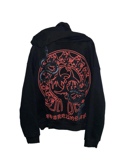 Gothic Graphic Hoodie – Women's Harajuku Punk Streetwear Sweatshirt