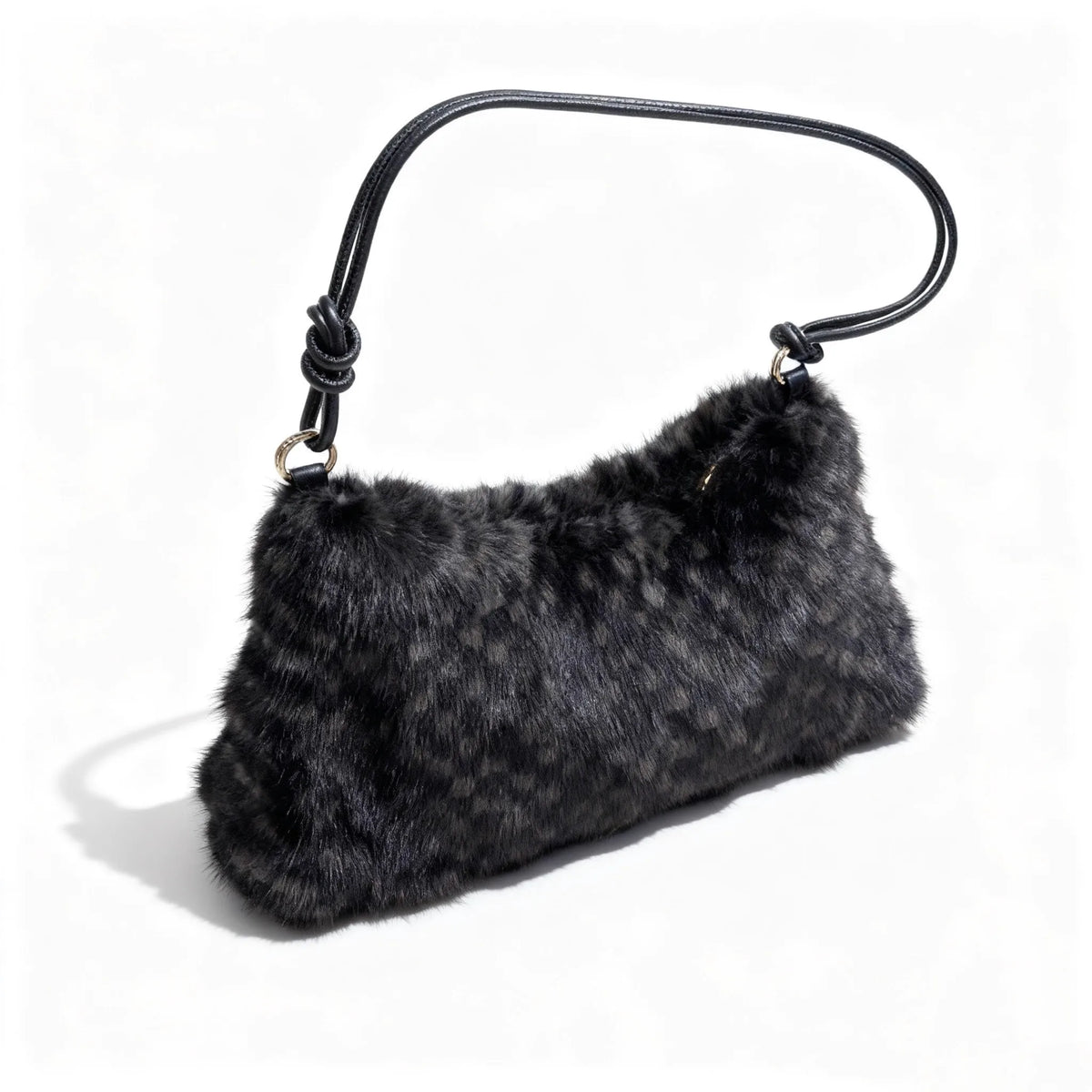 Mink Fur Shoulder Bag – Luxury Women's Crossbody Handbag