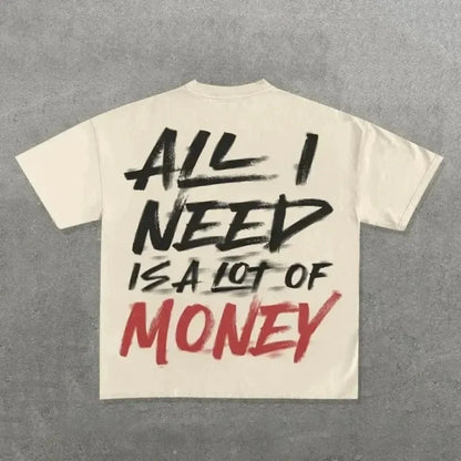 Graphic Streetwear T-Shirt – Y2K Hip Hop Cotton Tee for Men & Women
