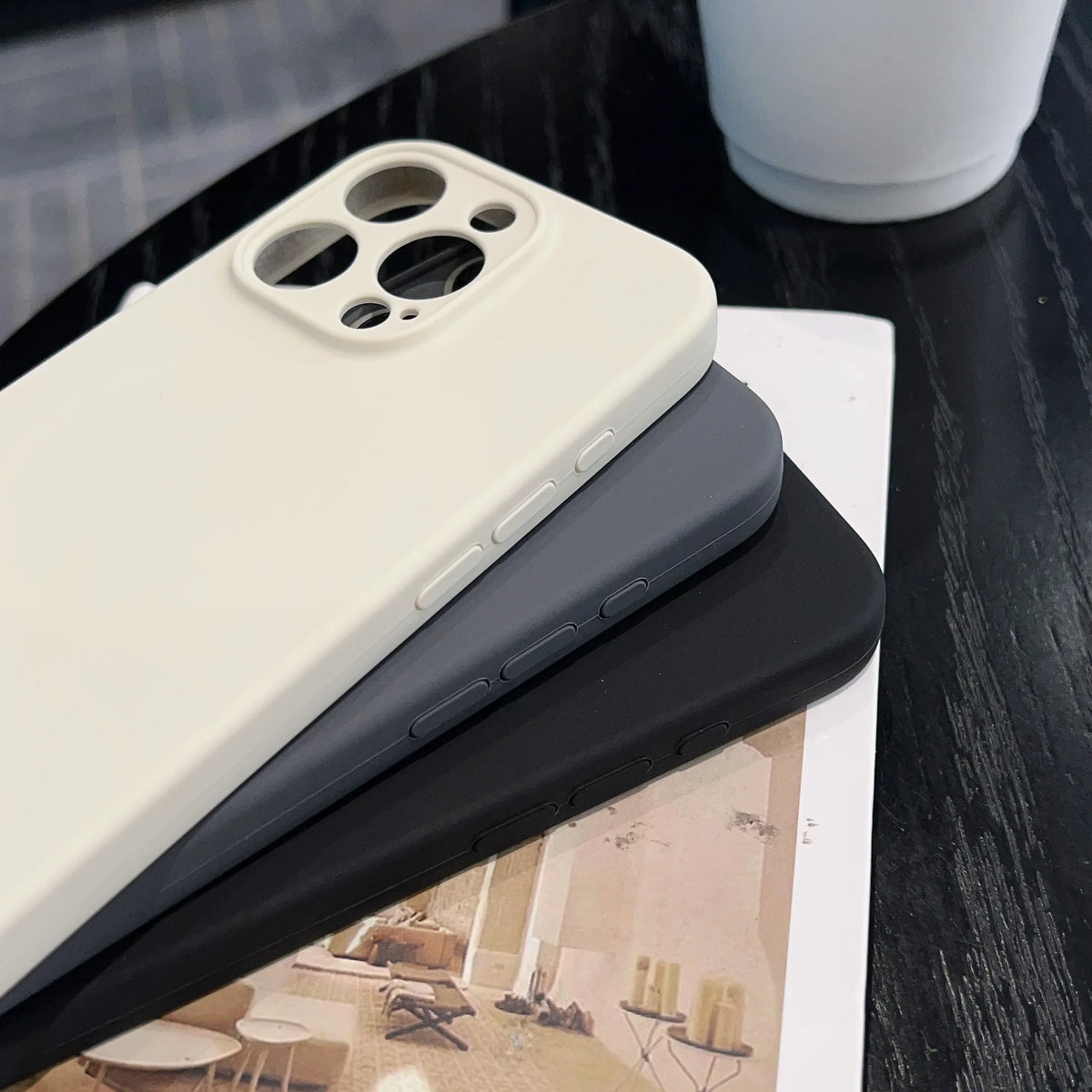 Liquid Silicone MagSafe iPhone Case – Camera Lens Protection