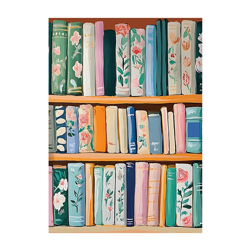 Book Club Wall Art Poster – Retro Reading Print for Book Lovers