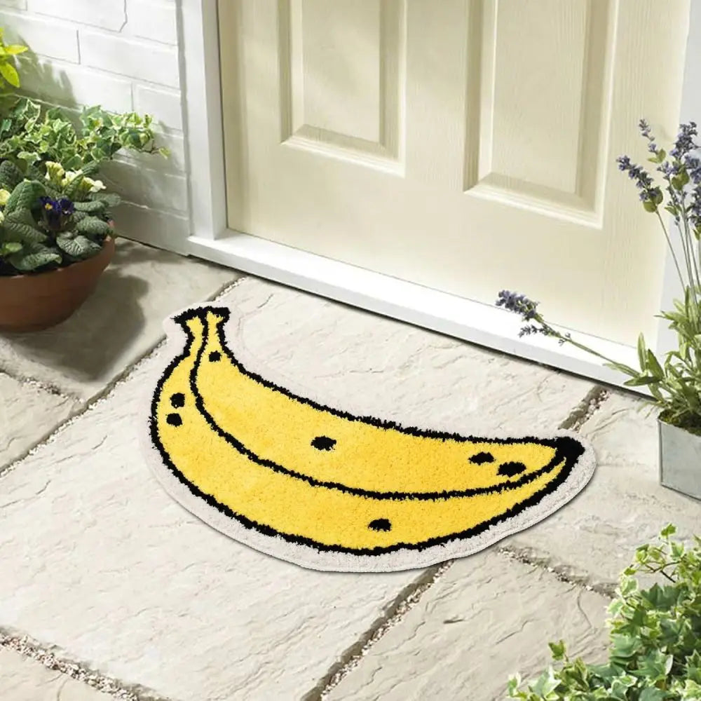 Eggplant Shaped Bathroom Mat – Non-Slip Absorbent Shower Rug