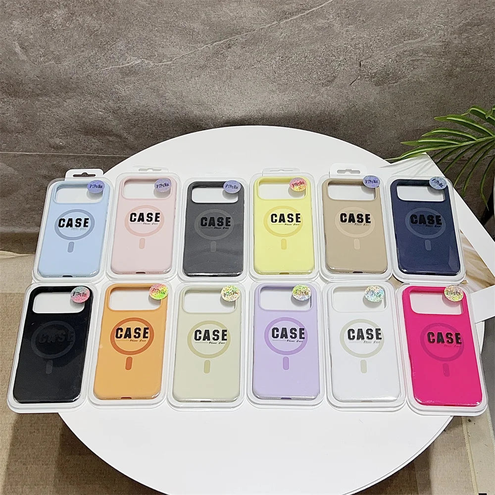 MagSafe Silicone iPhone Case – iPhone 12 to 17 Pro Max