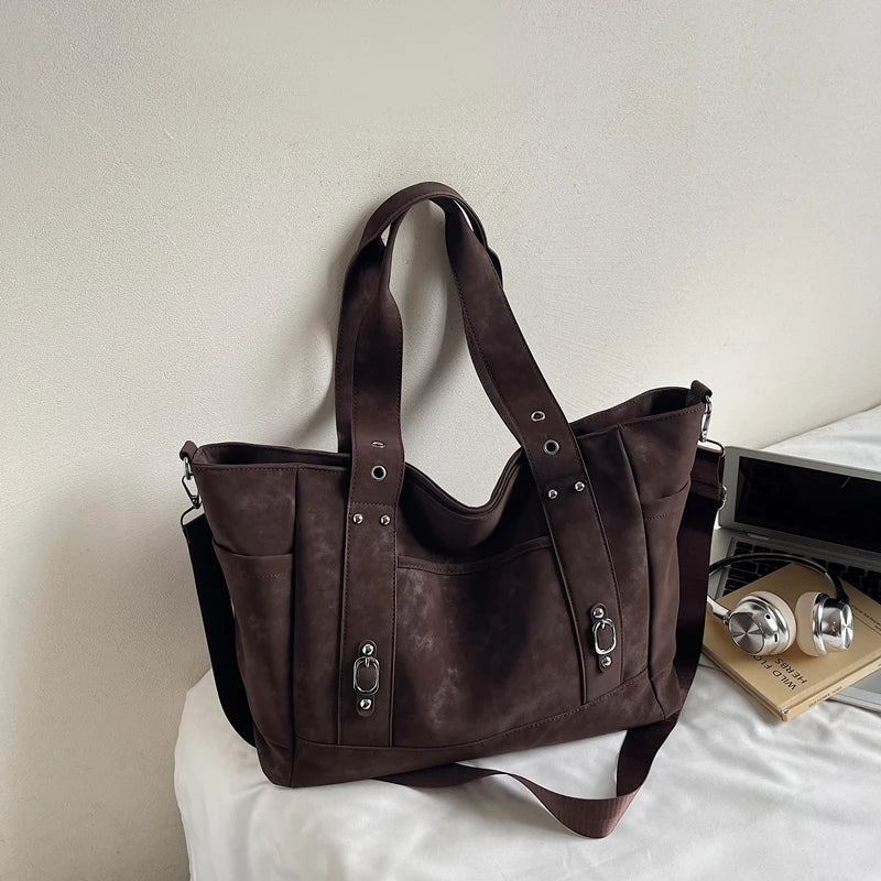 High-capacity Design PU Leather Crossbody Bags