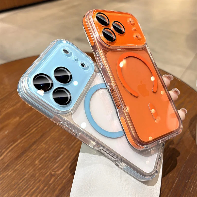 iPhone Magnetic Case – Dual-Tone Two-in-One Color-Changing Cover