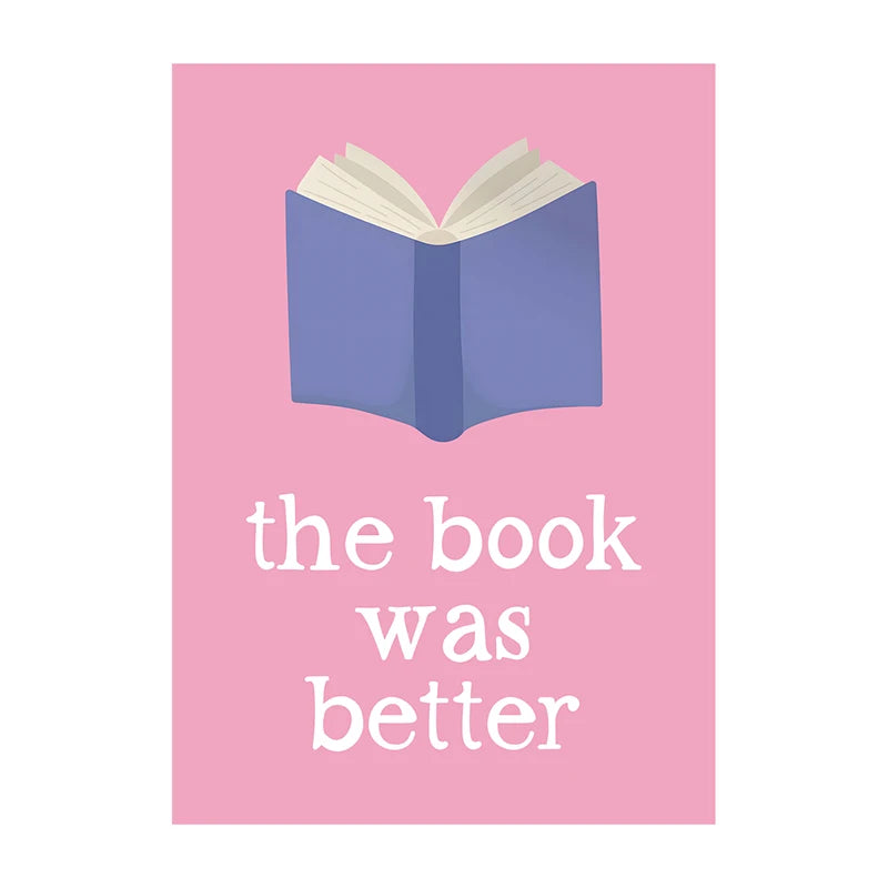 Book Club Wall Art Poster – Retro Reading Print for Book Lovers