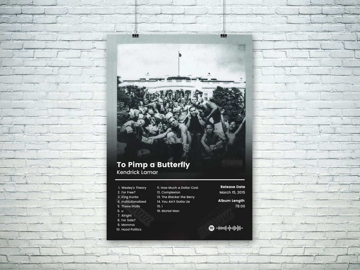 Hip Hop Music Album Poster – Canvas Wall Art Print