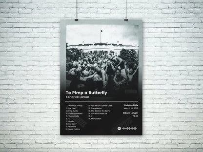 Hip Hop Music Album Poster – Canvas Wall Art Print