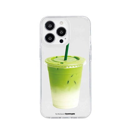 Green Drink Dessert Clear iPhone Case – iPhone 11 to 17 Series