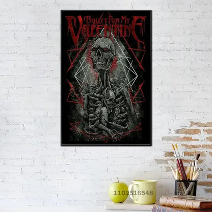 Bullet For My Valentine Wall Art Poster – Rock Band Music Print