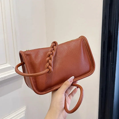 Real Cowhide Genuine Leather Sac Fashion Women Crossbody Bags