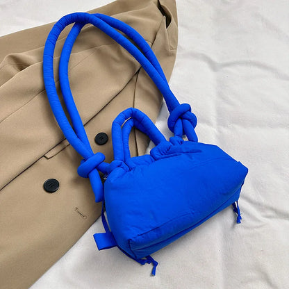 Puffer Tote Bag – Women's Padded Nylon Shoulder Bag