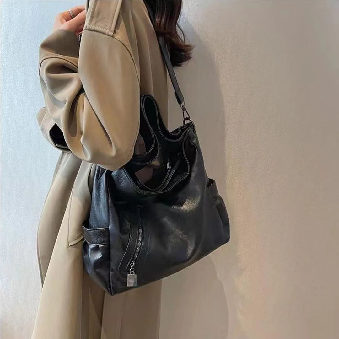 Large Capacity Elegant Texture Shoulder Handbag