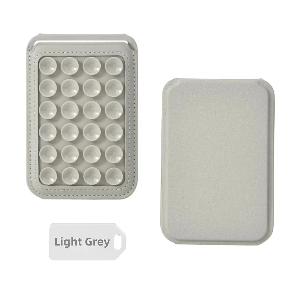 Silicone Suction Cup Phone Grip Pad – 24-Cup Anti-Slip Mount for iPhone