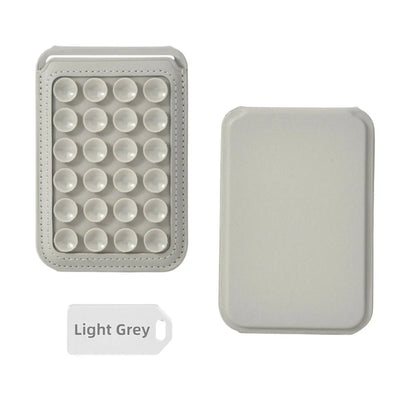 Silicone Suction Cup Phone Grip Pad – 24-Cup Anti-Slip Mount for iPhone