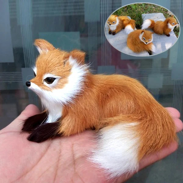 Realistic Fox Plush Toy Kids Birthday Gift