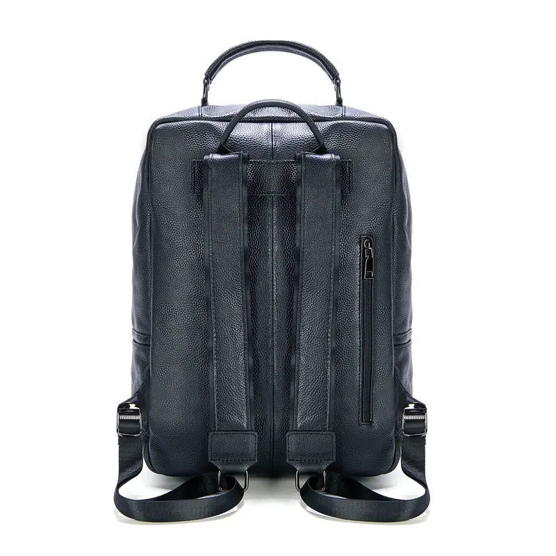 Genuine Leather Men's Backpack – Luxury Business Laptop Bag