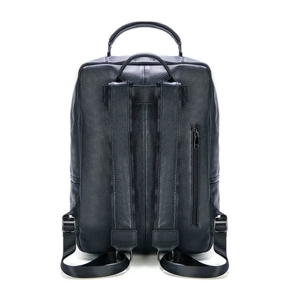 Genuine Leather Men's Backpack – Luxury Business Laptop Bag