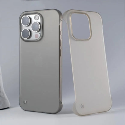 Ultra-Thin Frameless iPhone Case – Slim Hard Matte Cover
