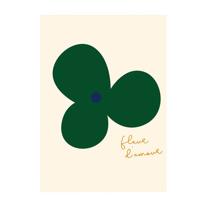 Minimalist Botanical Leaf Art Poster – Matisse-Inspired Wall Decor